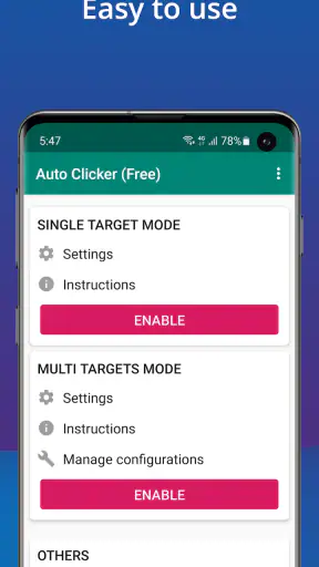 Auto Clicker - Automatic tap screenshot 1