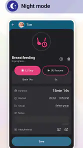 Baby Daybook - 授乳ノート。育児記録 screenshot