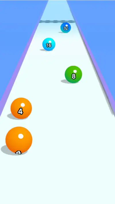 Ball Run 2048: ボール巨大化ランゲーム screenshot 1