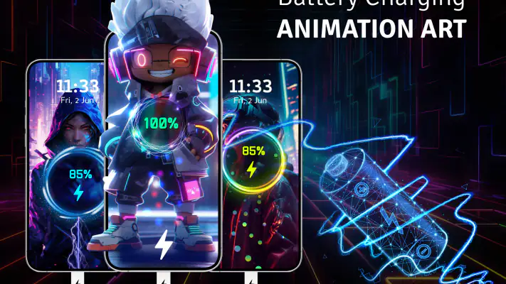 Battery Charger Animation Art screenshot 1