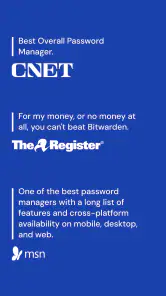 Bitwarden パスワードマネージャー screenshot
