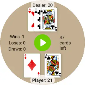 Blackjack screenshot 1