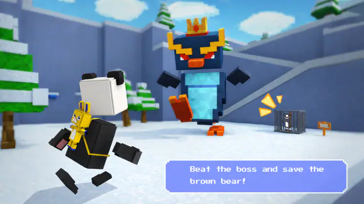 Blocky Quest: 3D Platformer screenshot 1