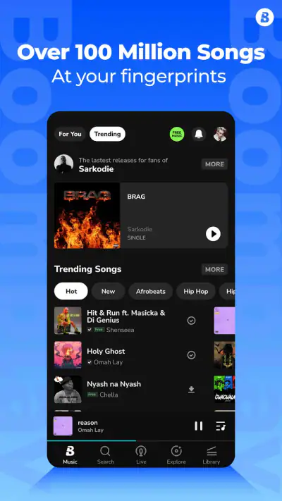 Boomplay - Download Music MP3 screenshot 1