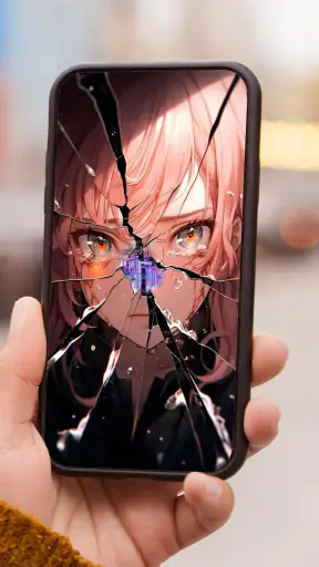 Broken Screen: ひび, 壊れた画面のいたずら screenshot 1