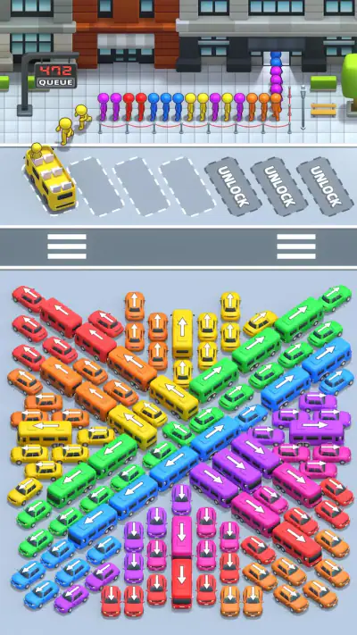 Car Jam：カーパーキング・バスゲーム screenshot 1