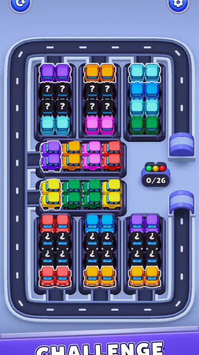 Car Sort: Color Puzzle screenshot 1