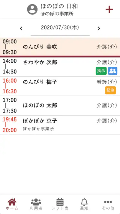 Care Palette Home/Nurse 訪問アプリ screenshot 1