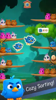 Chirpy Sort: Bird Color Puzzle screenshot 3