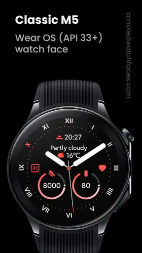 Classic M5 Watch Face screenshot 1
