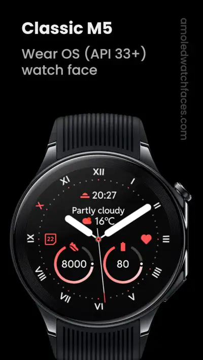 Classic M5 Watch Face screenshot 1