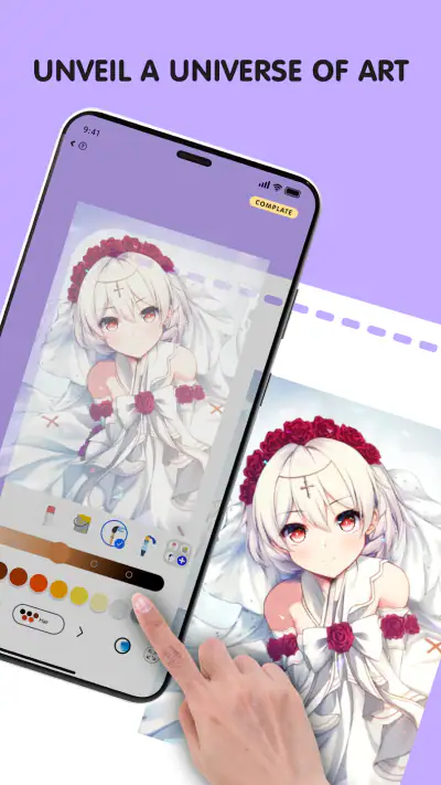Color Dream - Paint & Coloring screenshot 1