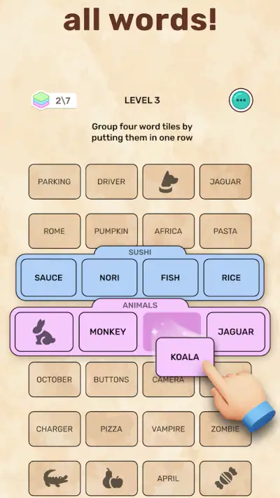 Connect Word: Association Game screenshot 1