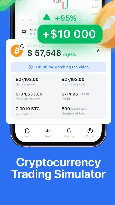 Cryptoguru: Trading Simulator screenshot 1