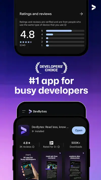 DevBytes-For Busy Developers screenshot 1