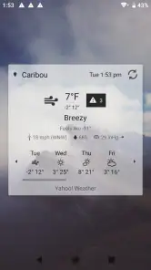 Digital Clock & Weather Widget screenshot