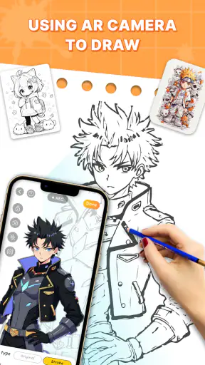 Draw Anime: AR Sketch App screenshot 1