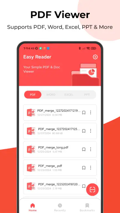 Easy Reader - PDFリーダー-PDFビューアー screenshot 1