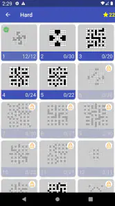 English Crossword puzzle screenshot