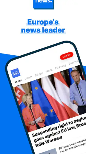Euronews - Daily, live TV news screenshot 1