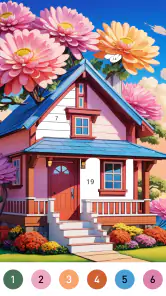 Fairytale Color – 数字で塗るゲーム。 screenshot