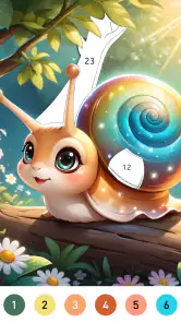 Fairytale Color – 数字で塗るゲーム。 screenshot