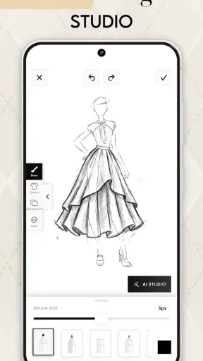 Fashion Design Clothes: Sketch screenshot 1