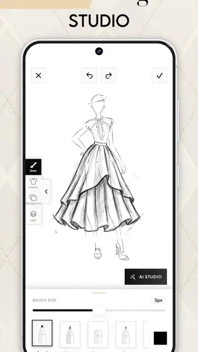 Fashion Design Clothes: Sketch screenshot 1