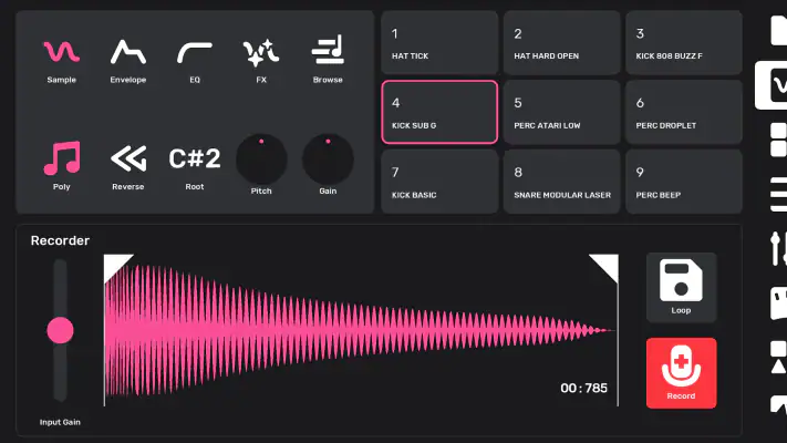 Flip Sampler screenshot 1