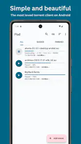 Flud - トレントダウンローダー screenshot