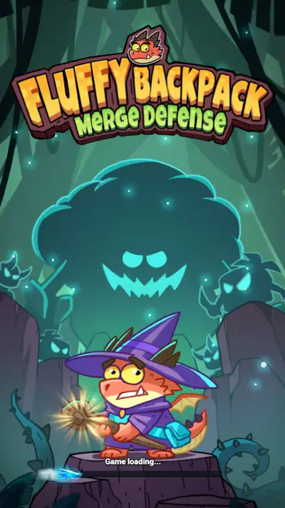 Fluffy Backpack: Merge Defense screenshot 1