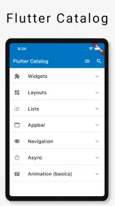 Flutter Catalog screenshot