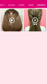 Girls Hairstyle Step By Step screenshot