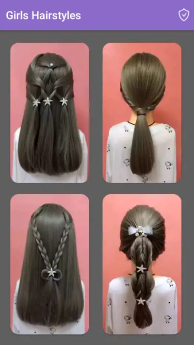 Girls Hairstyles Step By Step screenshot 1