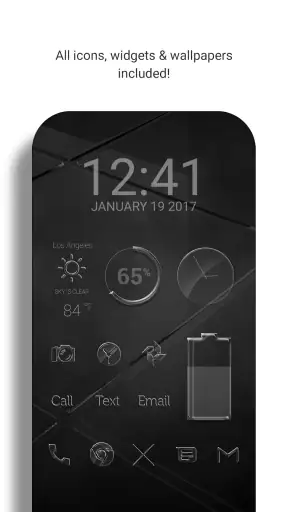 Glass Pack Pro - Icon Pack screenshot 1