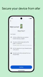 Google の Find Hub screenshot