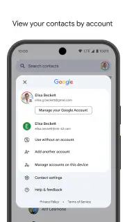 Google コンタクト screenshot 3