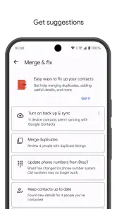 Google コンタクト screenshot