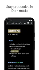 Google ドキュメント screenshot