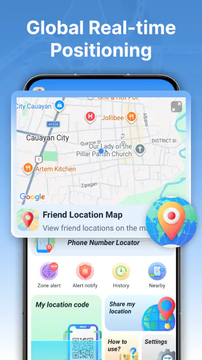GPS Location Tracker Plus screenshot 1