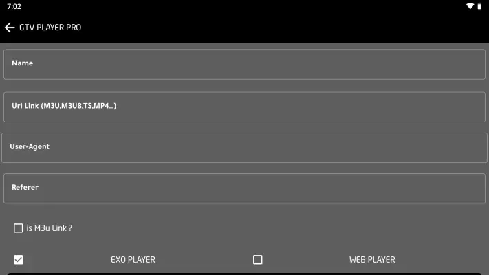 GTV PLAYER PRO screenshot 1