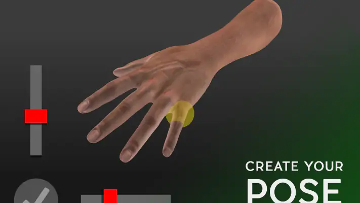 Hand Draw 3D Pose Tool screenshot 1