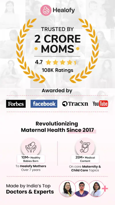 Healofy Pregnancy & Parenting screenshot 1