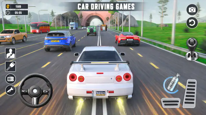 Highway Racing: 車レースゲーム screenshot 1