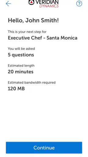 HireVue for Candidates screenshot 1