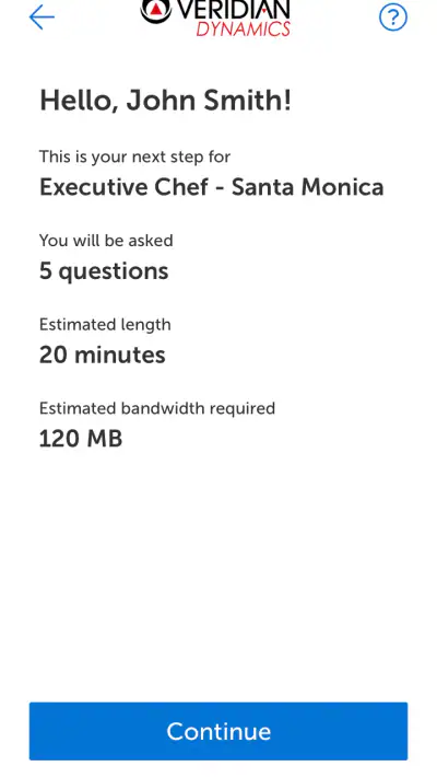 HireVue for Candidates screenshot 1