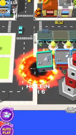 Holein: オフライン Hole IO ゲーム screenshot 1