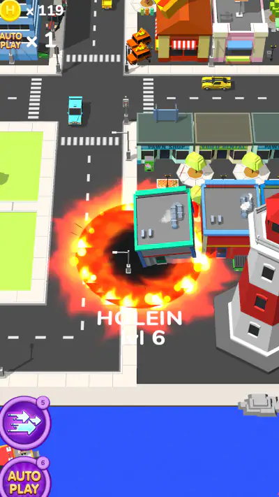 Holein: オフライン Hole IO ゲーム screenshot 1