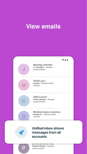 iCloud メールの同期 screenshot 1