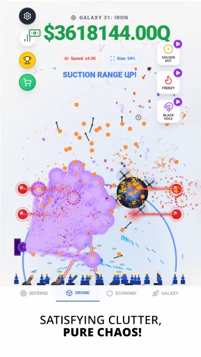 Idle Dot Shooter! 放置弾幕シューター screenshot 1